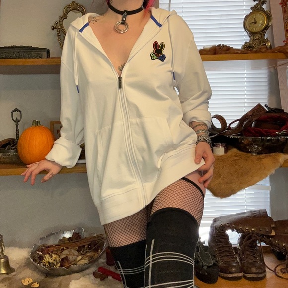 New Psycho Bunny Streetwear Gothic Sweatshirt - Picture 2 of 12